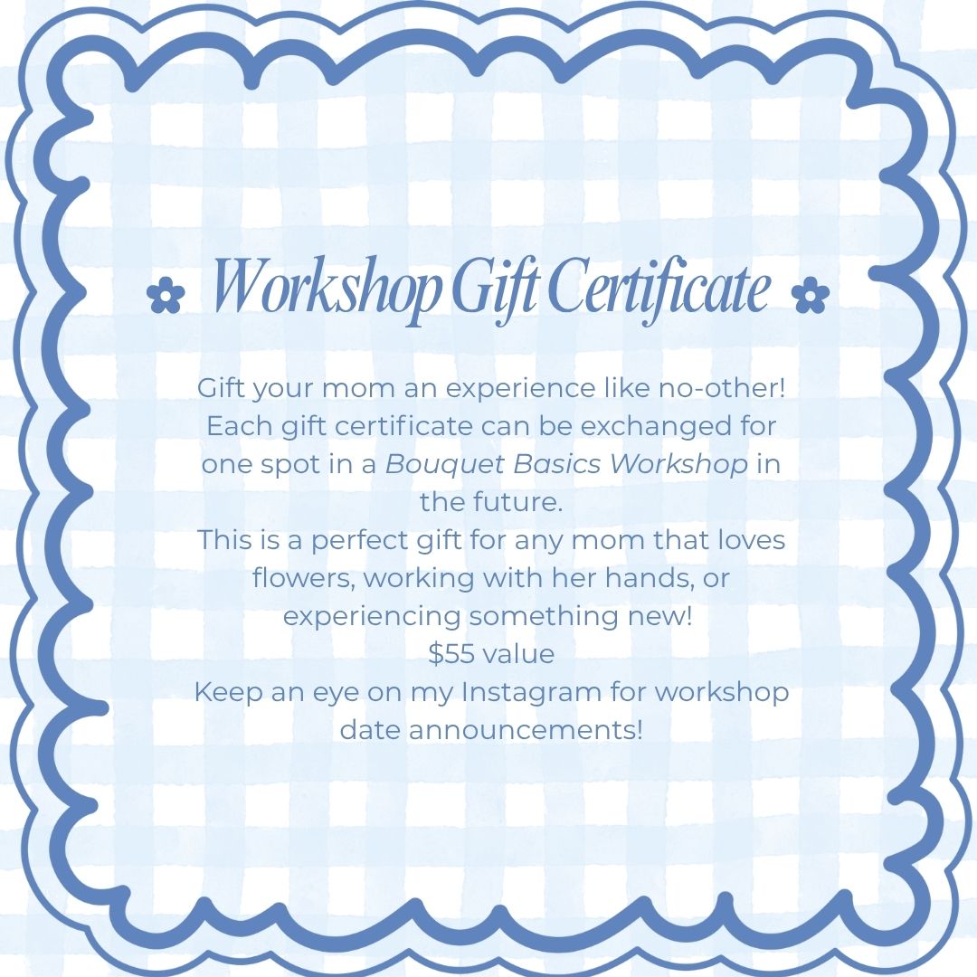 Workshop Gift Certificate