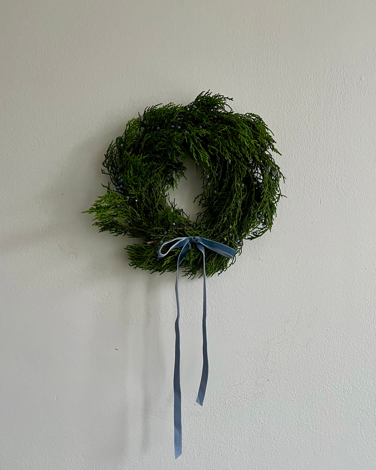 Blueberry Cedar Mini Wreath